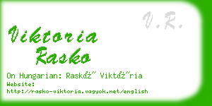 viktoria rasko business card